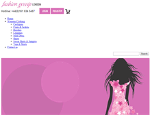 Tablet Screenshot of fashiongossiplondon.com